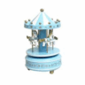 Wooden Merry-Go-Round Carousel Music Box for Kids