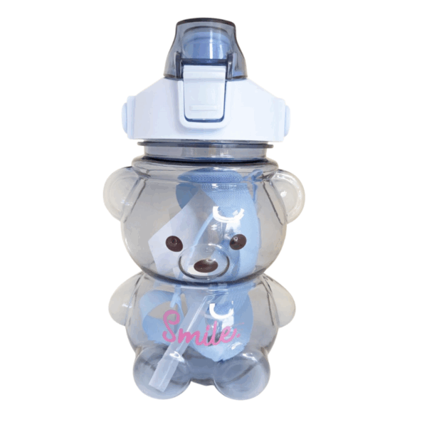Summer Bear Water Bottle With Straw 580ml - Image 3