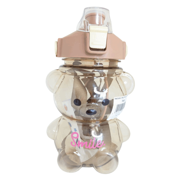 Summer Bear Water Bottle With Straw 580ml - Image 4