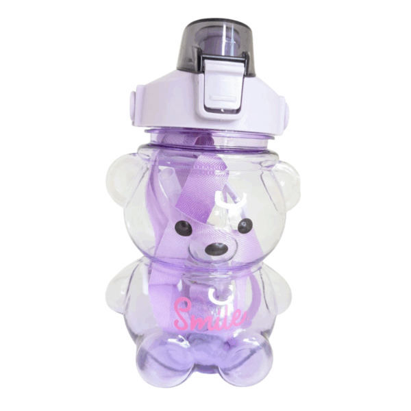 Summer Bear Water Bottle With Straw 580ml - Image 5
