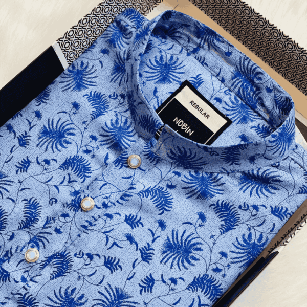 Pure Cotton Casual Panjabi For Men | NOBIN - Image 2