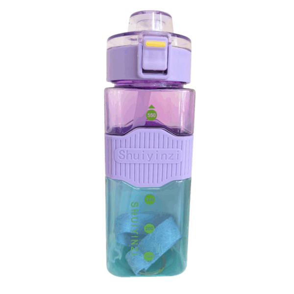 Sporty Removable Filter Water Bottle With Straw 550ml - Image 4