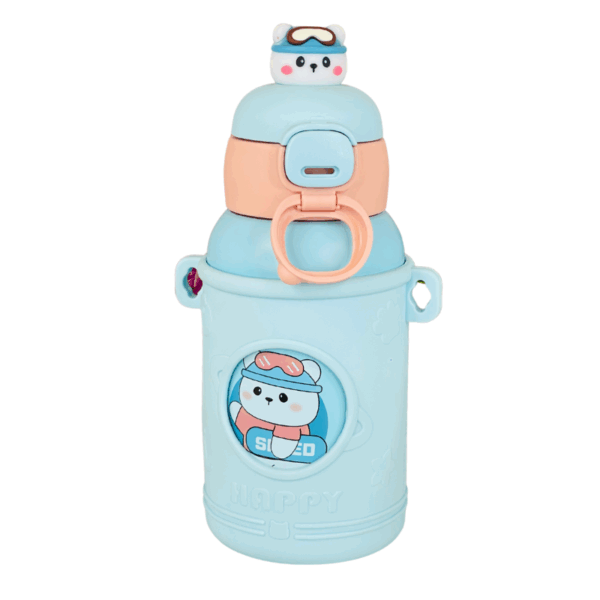 Kids Water Bottle with Straw And Stainless Steel 520ml