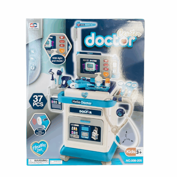 Trolley Case 37PCS Kids Doctor Set Medical Kit with Light Sound | Kids Toy For Children's