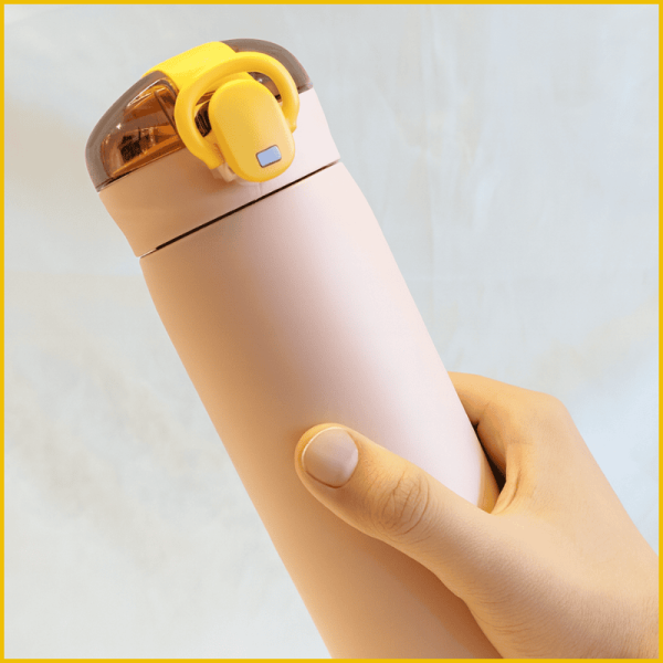 Stainless Steel Thermotolerant Water Bottle (500ml) | Hot & Cool - Image 2