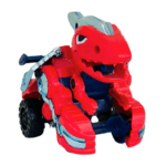 Transform Dinosaur Truck Toy for Boys Red