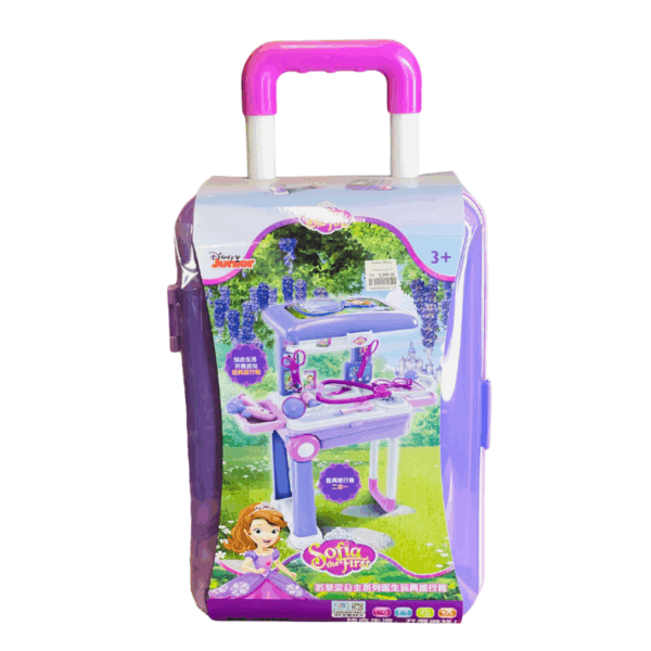 Trolley Suitcase disney Cartoon Makeup Table Toy Set 2 IN 1 Home Toys | Baby Toy For Children’s