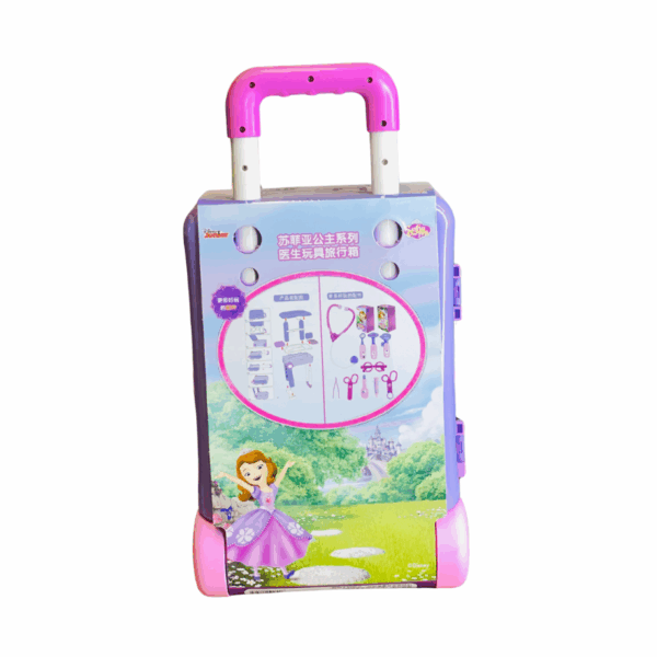 Trolley Suitcase disney Cartoon Makeup Table Toy Set 2 IN 1 Home Toys | Baby Toy For Children’s - Image 2