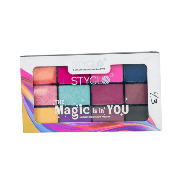 9 color Pressed Pigment Eye shadow Palette