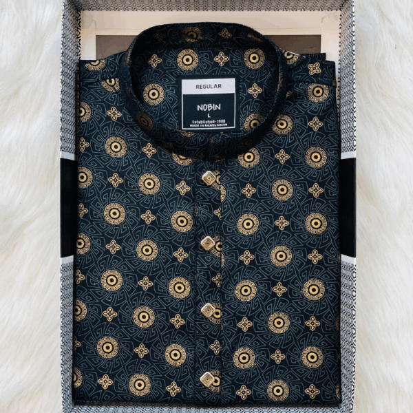 Nobin Cotton Casual Panjabi For Men | NOBIN