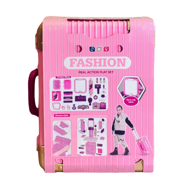 Dresser Luggage Case 8 PCS Girl beauty toys with light and sound | Kids Toy For Children’s - Image 2