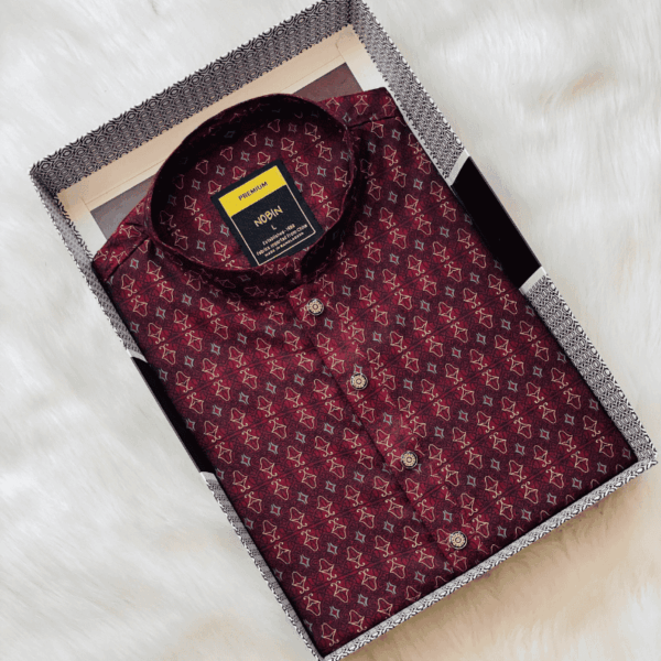 Nobin Cotton Casual Panjabi For Men | NOBIN - Image 2