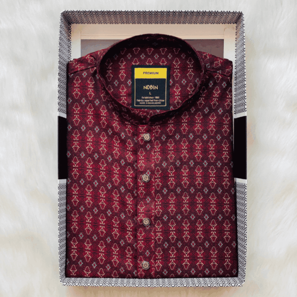 Nobin Cotton Casual Panjabi For Men | NOBIN