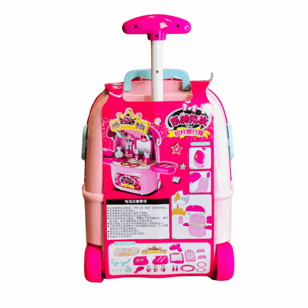 Trolley Case 9 PCS Girl beauty toys dresser set with light and sound | Kids Toy For Children's - Image 2