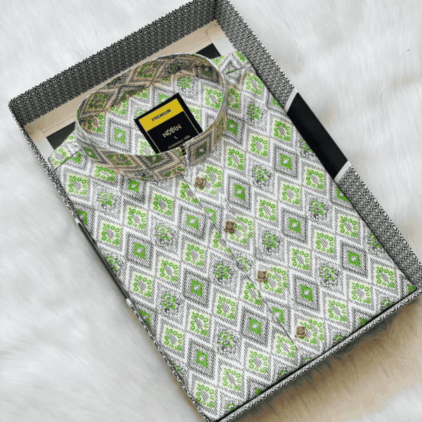 Cotton Casual Panjabi For Men | NOBIN - Image 3