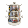 Kiam Classic Belly Shape Saucepan 24cm Casserole With Aluminum Lid.