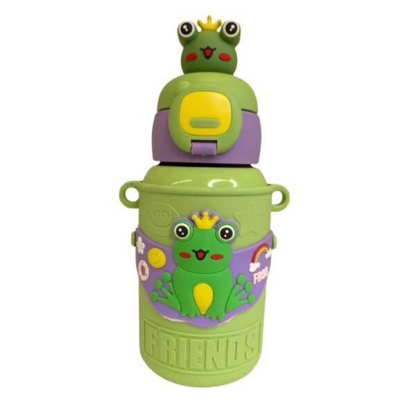Stainless Kids Water Bottle with INSULATED SIPPER 500ml - Image 4