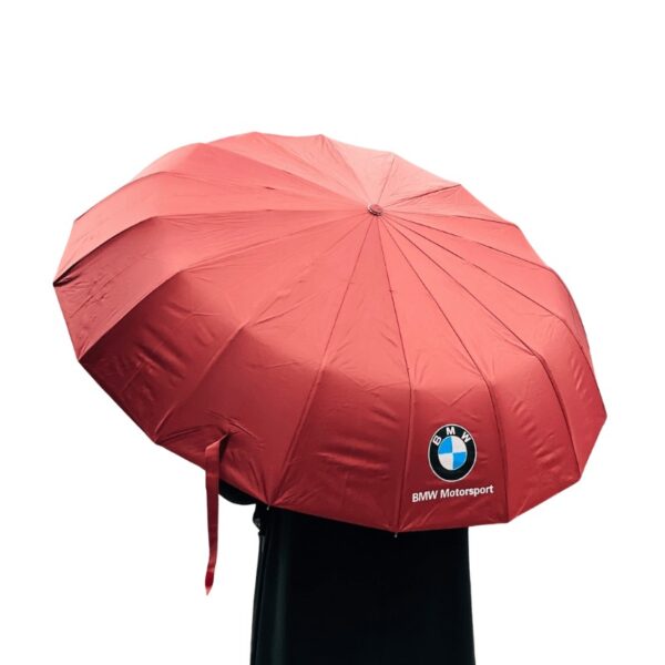 Bmw 16 Ribs Fashionable and Durable Maroon Umbrella