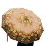 Lightweight Foldable Ethnic Flower Printed Umbrella For Women