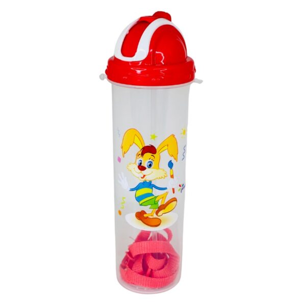 Drinking Water Bottle for School Children Kids with Straw 450ml
