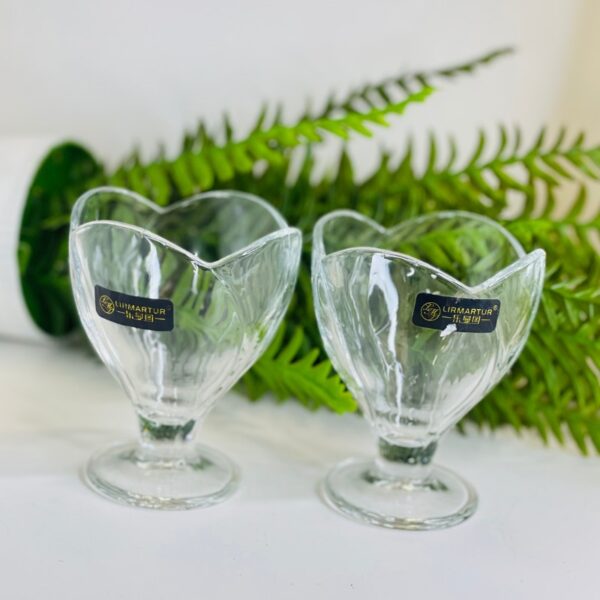 YUJING Crystal Glass Dessert 2 Pcs