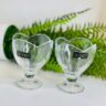 YUJING Crystal Glass Dessert 2 Pcs