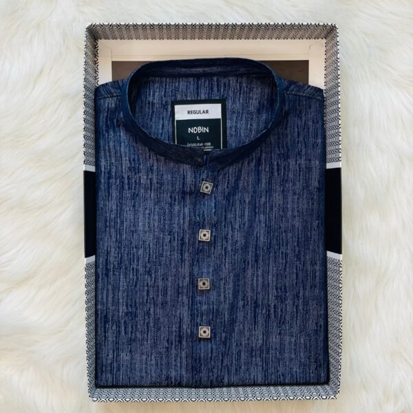 Nobin Cotton Regular Fit Panjabi For Men | NOBIN