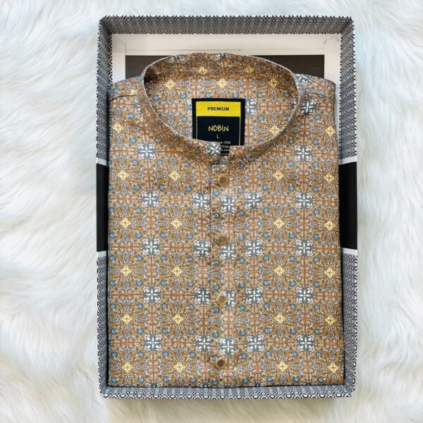 Nobin Cotton Premium Fit Panjabi For Men | NOBIN