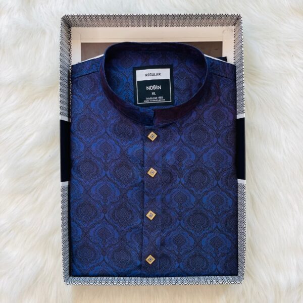 Nobin Cotton Regular Fit Panjabi For Men | NOBIN