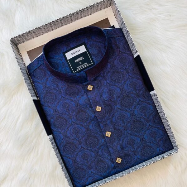 Nobin Cotton Regular Fit Panjabi For Men | NOBIN - Image 2