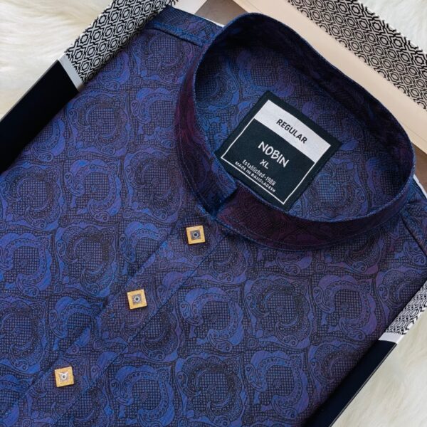Nobin Cotton Regular Fit Panjabi For Men | NOBIN - Image 3