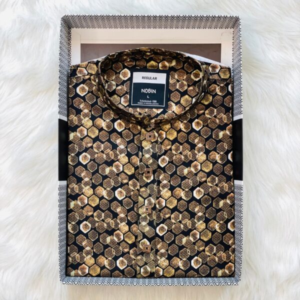 Nobin Cotton Regular Fit Panjabi For Men | NOBIN