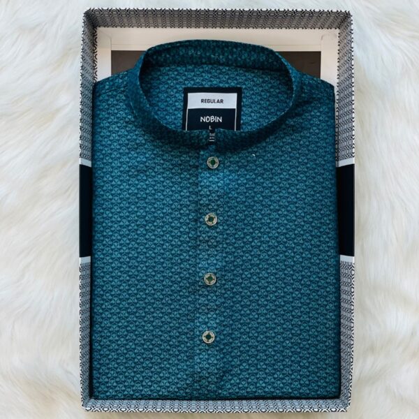 Nobin Cotton Regular Fit Panjabi For Men | NOBIN