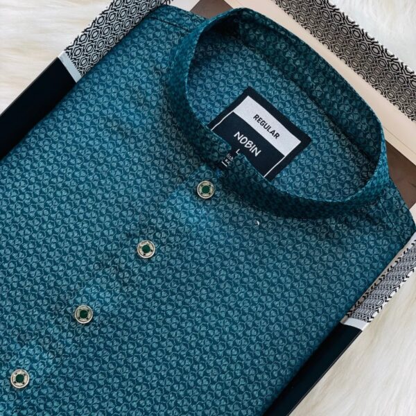 Nobin Cotton Regular Fit Panjabi For Men | NOBIN - Image 3