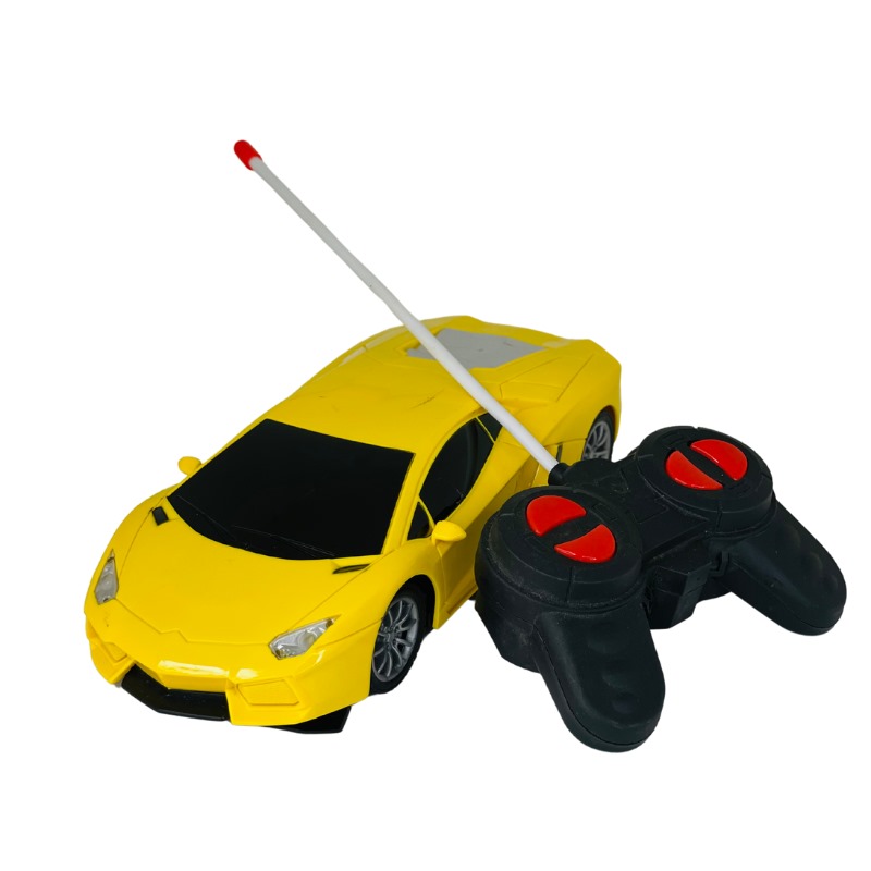 Yellow remort control car