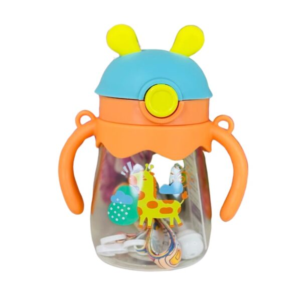 Infant Cartoon Drinking Cup with Handle Bounce 370ML