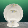 Pyrex Opal Glassware White Flower Design Dinner Set | 32 Pcs