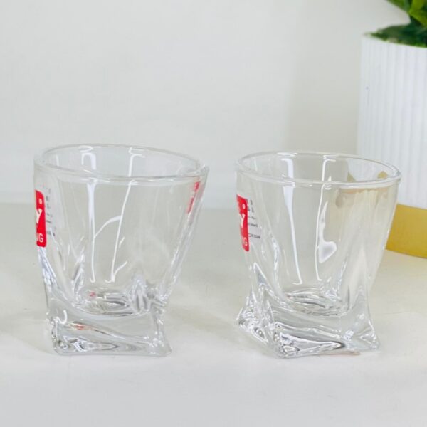 YUJING Crystal Fusion Shot Glasses 2 Pcs