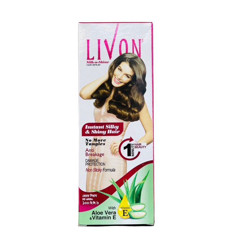 livon slik shinny hair serum