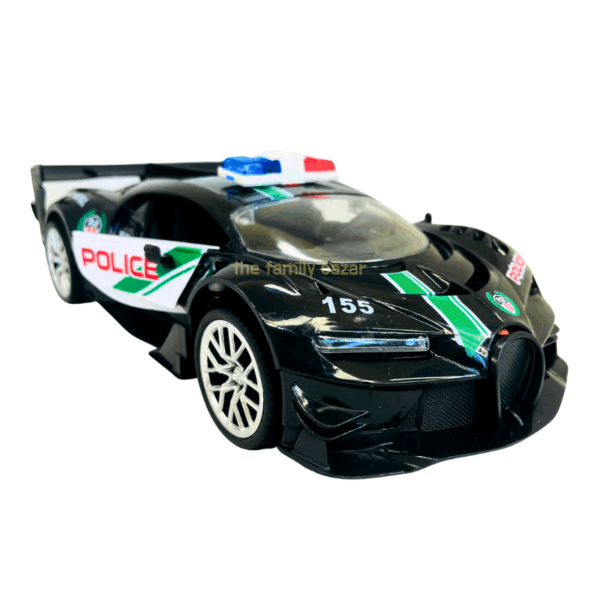 Remote Control Bugatti Police Model Toy Car For Kids - Image 6