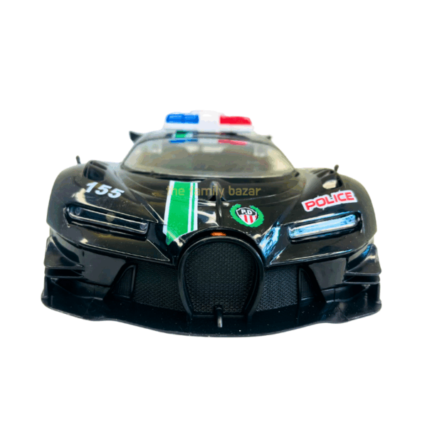Remote Control Bugatti Police Model Toy Car For Kids - Image 3