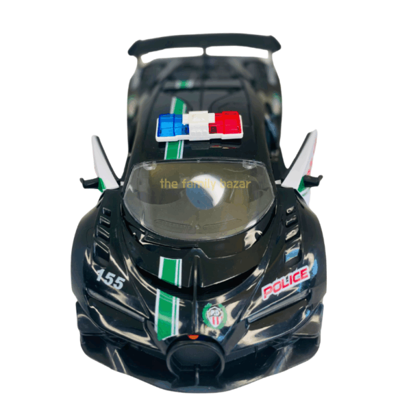 Remote Control Bugatti Police Model Toy Car For Kids - Image 2