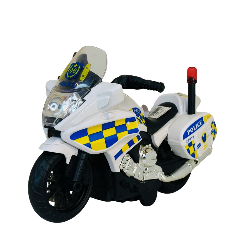 white police bike