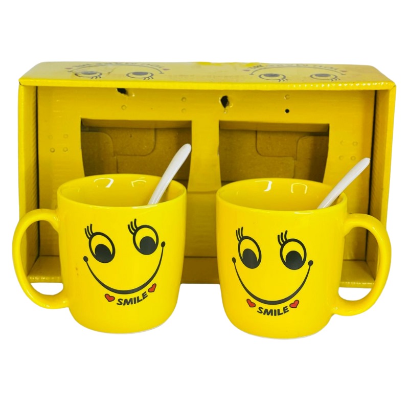 yellow smile mug price