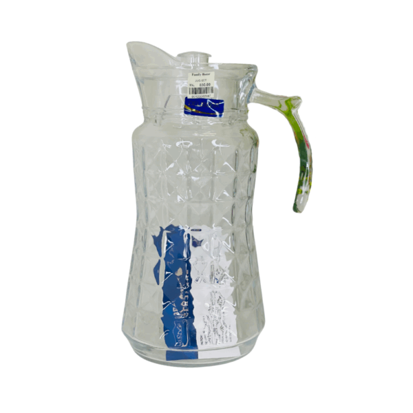 Cristal Clear Fancy Glass Jug For Tableware | 1.7 Liter