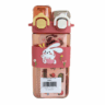 Flat Double Drinking Water Bottle With Straw 520 ML