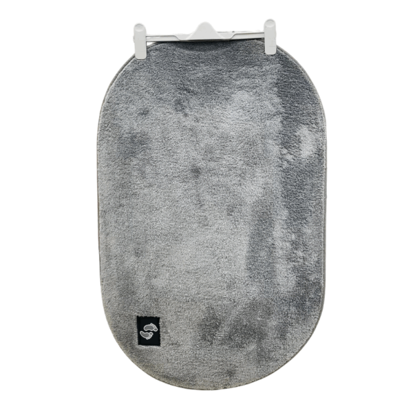 Oval Shaggy Area Rug Non Slip Durable Bathroom Floor Mat | Home And Office