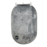 Oval Shaggy Area Rug Non Slip Durable Bathroom Floor Mat | Home And Office