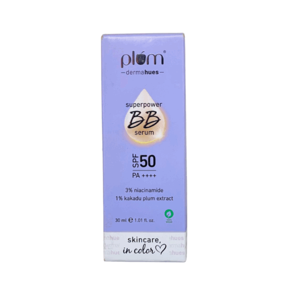 Plum Superpower BB Serum | with SPF 50 PA ++++ 30ml
