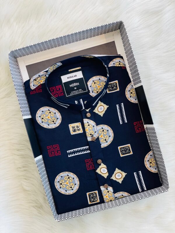 Digital Print Panjabi – 20 - Image 3